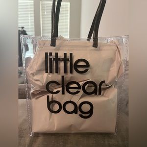 Bloomingdale’s Little Clear Bag For Sale!
